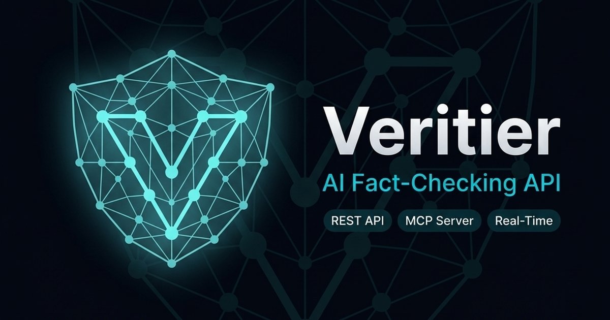 Veritier - Fact-Checking API | Verify Claims in Real Time